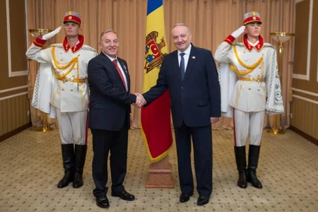 Hulusi Kılıç attends Moldovan President's reception with order presented him by Azerbaijani President