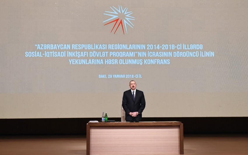 Dövlət başçısı:  “Son 14 ildə ölkə iqtisadiyyatına 231 milyard dollar sərmayə qoyulub”