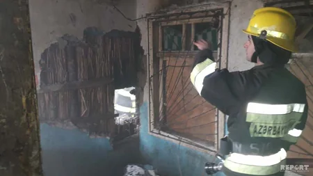 Kürdəmirdə fərdi yaşayış evində yanğın baş verib - FOTO - VİDEO