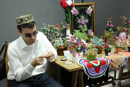​Bakıda Əlilliyi olan şəxslərin IX Ümumrespublika Yaradıcılıq Sərgi-müsabiqəsi keçirilir - FOTO