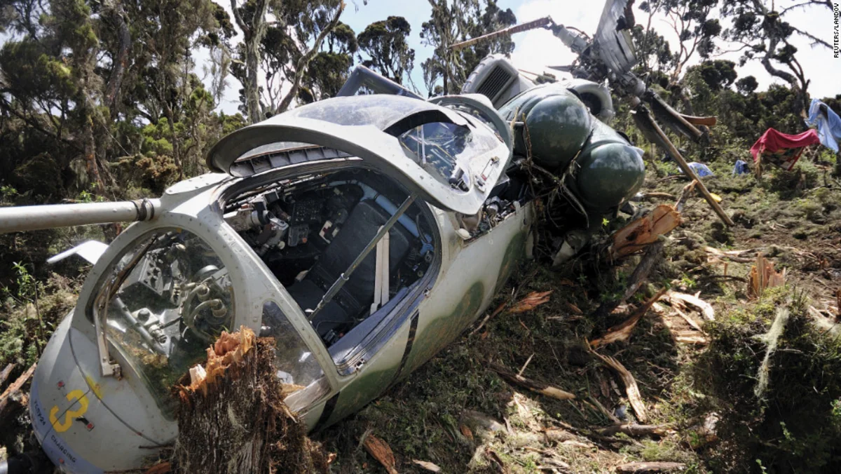 Military helicopter crashed in Mexico: 7 army personnel died