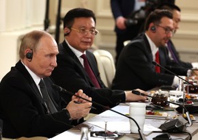 Putin: Xəzərin dayazlaşması ilə bağlı məsələ Prezident İlham Əliyev tərəfindən qaldırılıb