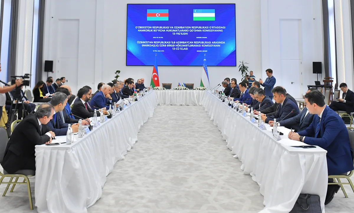 Bukhara hosts 13th meeting of Azerbaijan-Uzbekistan Intergovernmental Commission
