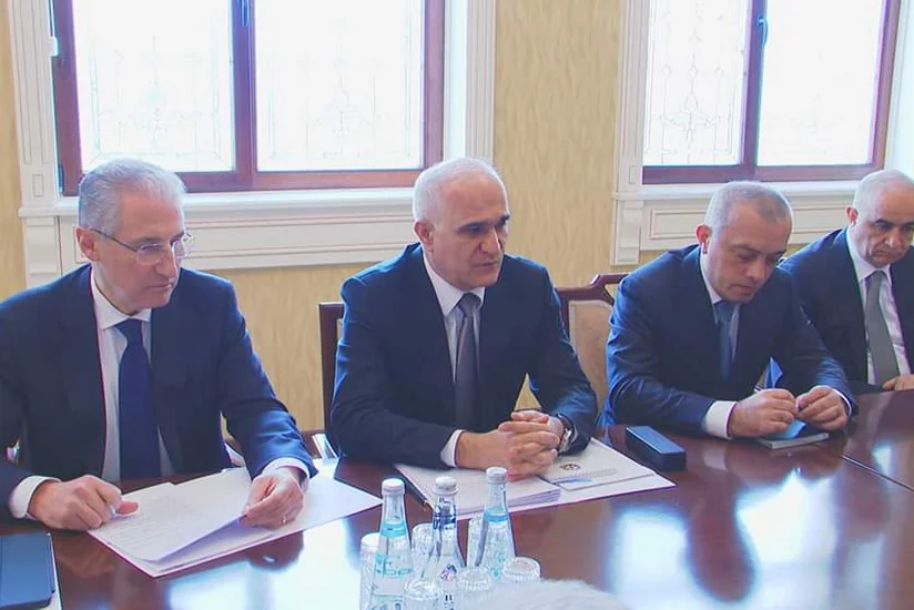 Şahin Mustafayev Naxçıvanda Prezidentin səlahiyyətli nümayəndəsi ilə görüşüb