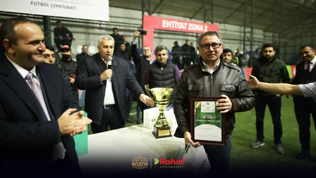 “Zəfər Kuboku” futbol çempionatının qalibləri mükafatlandırıldı