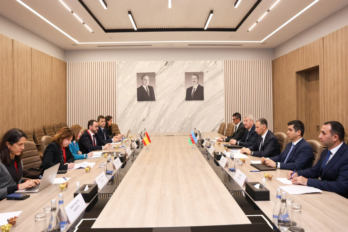 Rəşad Nəbiyev İspaniyanın Ticarət məsələləri üzrə dövlət katibi ilə görüşüb