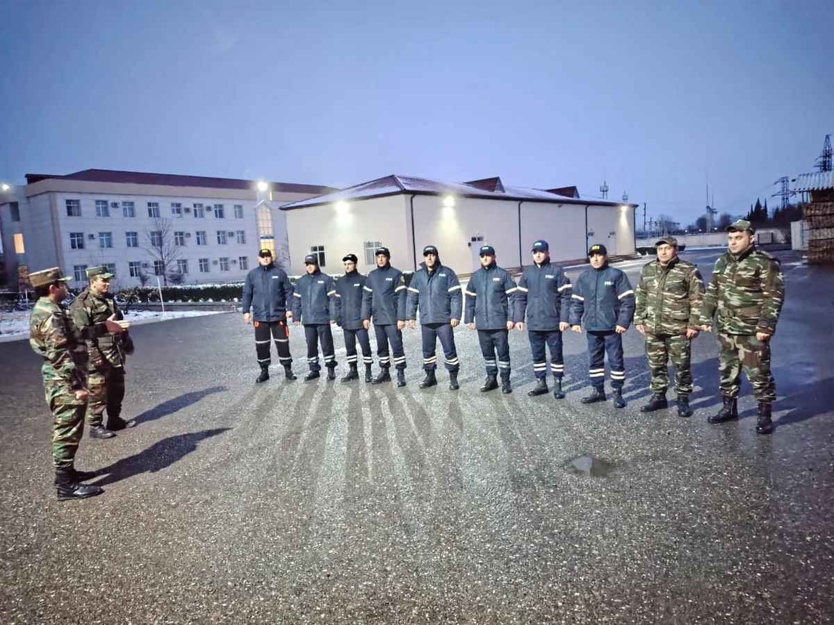 FHN Qarabağ Regional Mərkəzi gecə təlimi keçirib