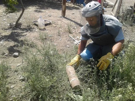 Füzulidə daha bir mərmi tapılıb