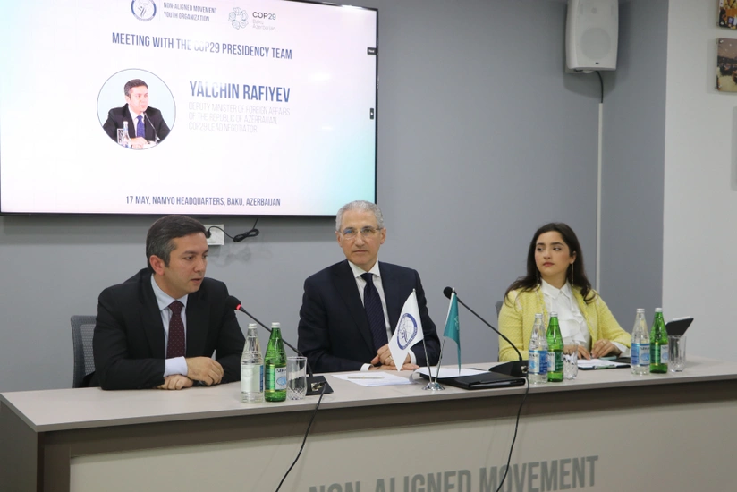 COP29 Sədrliyinin nümayəndələri ilə görüş keçirilib