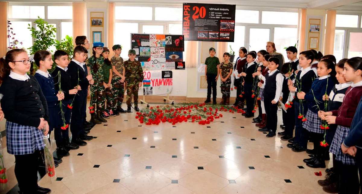 Bu gün məktəblərdə ilk dərs 20 Yanvara həsr olunub