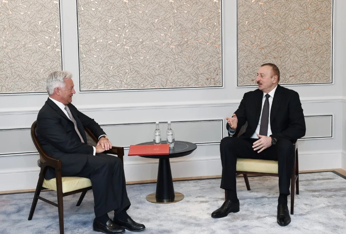 Президент Азербайджана встретился с государственным министром Великобритании по вопросам Европы и Америки