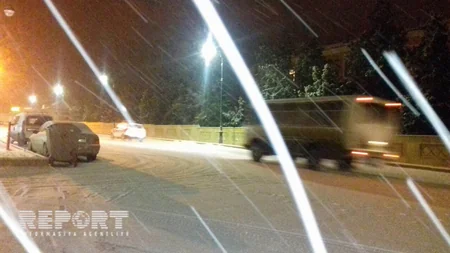 Havanın kəskin pisləşməsi Quba-Xaçmaz yolunda qəzalara səbəb olub - FOTO