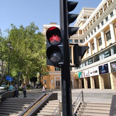 Bakıda ilk dəfə işıqforlarda velosiped bölmələri quraşdırılır