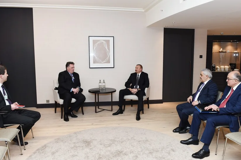 Президент Ильхам Алиев встретился с вице-президентом компании Chevron