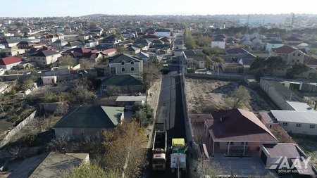 AAYDA: Sarayda Mikayıl Müşfiq küçəsinin əsaslı təmiri yekunlaşmaq üzrədir
