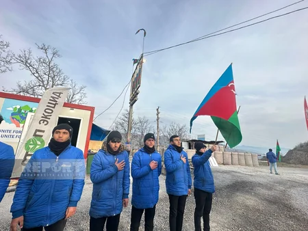 Xankəndi-Laçın yolu: Ekofəalların aksiyası 121 gündür yüksək fəallıqla davam edir