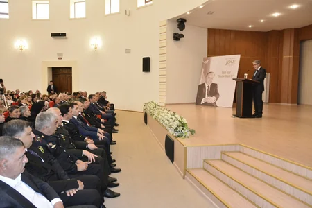 Göyçayda Heydər Əliyevin 100 illik yubileyi qeyd olunub