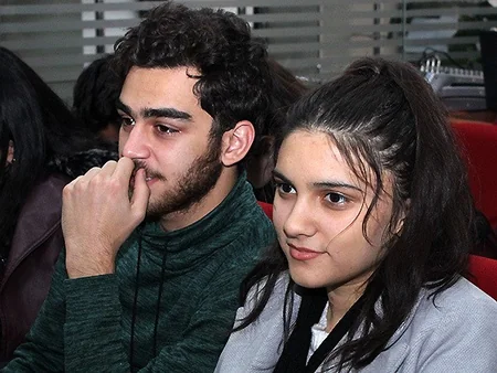 Avropa Liqasının final oyunu ilə əlaqədar daha bir universitetdə tələbələrlə görüş keçirilib