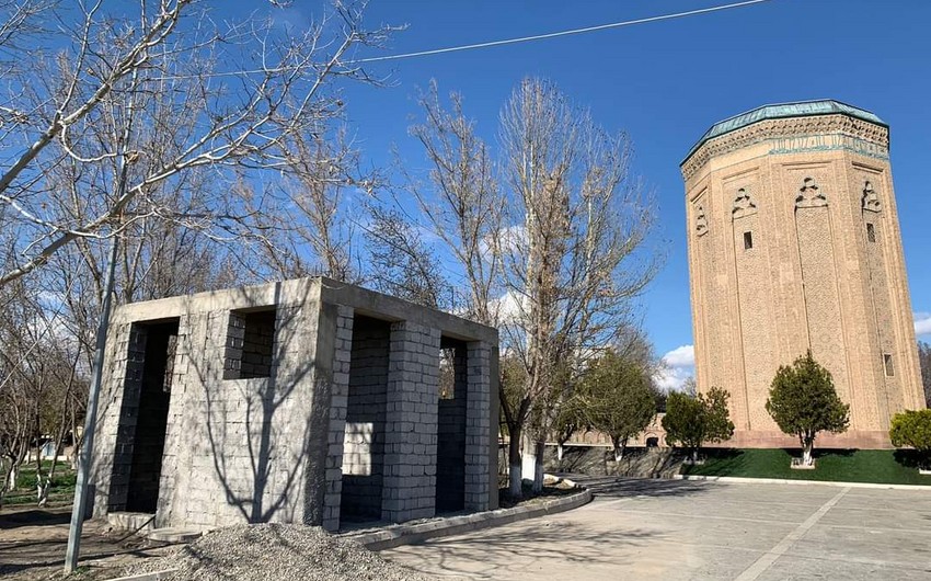 Naxçıvan İH: Mömünə Xatun türbəsi ətrafında olan yarımçıq tikili ilə bağlı yayılanlar həqiqəti əks etdirmir