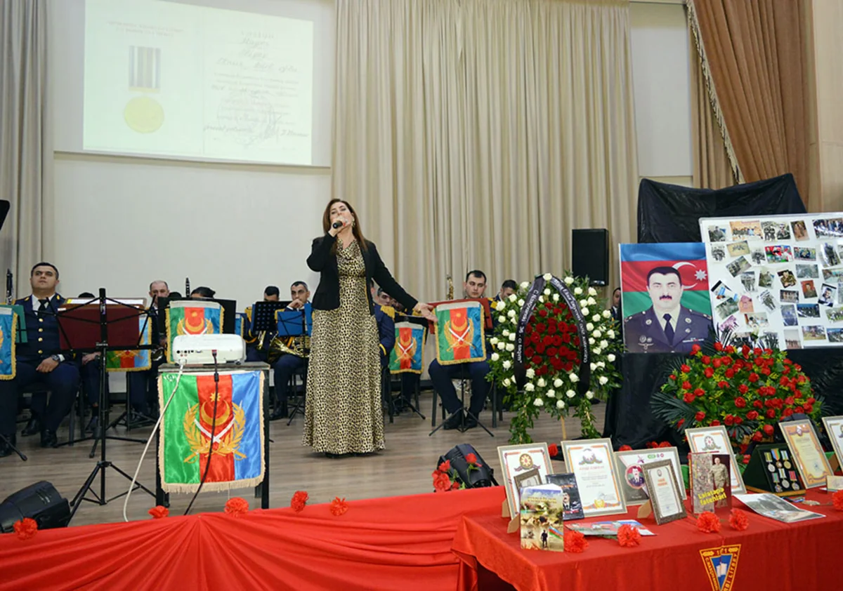 Şəhid mayor Elnur Əliyevin xatirəsi yad olunub