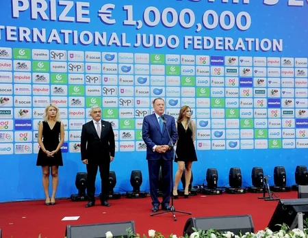 Prezident İlham Əliyev Bakıda keçirilən cüdo üzrə dünya çempionatının təntənəli açılış mərasimində iştirak edib - YENİLƏNİB-2 - VİDEO