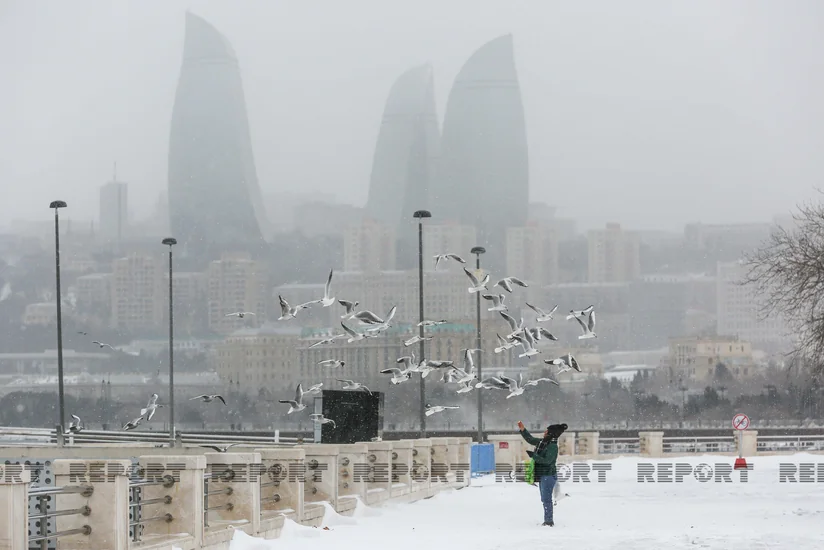 Snow forecasted in Baku for January 20
