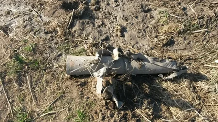 Beyləqanda partlamış raket mərmisinin mühərrik hissələri aşkarlanıb