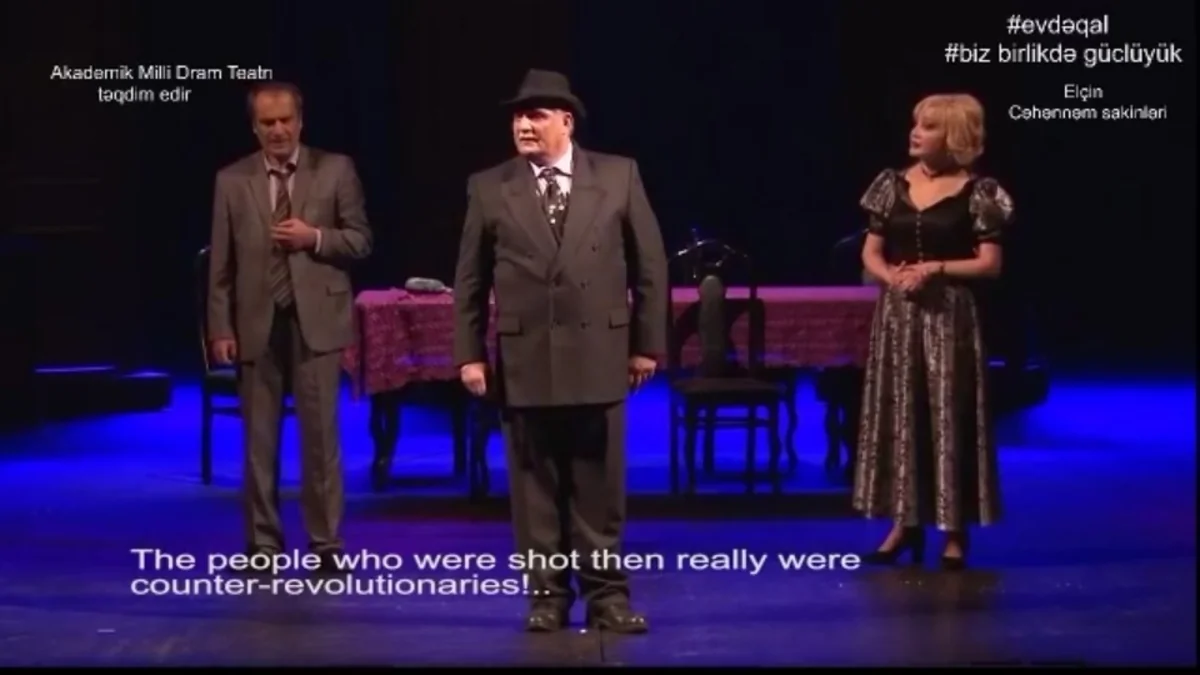 Milli Teatr onlayn tamaşalarını ingilis dilində subtitrlə təqdim edir