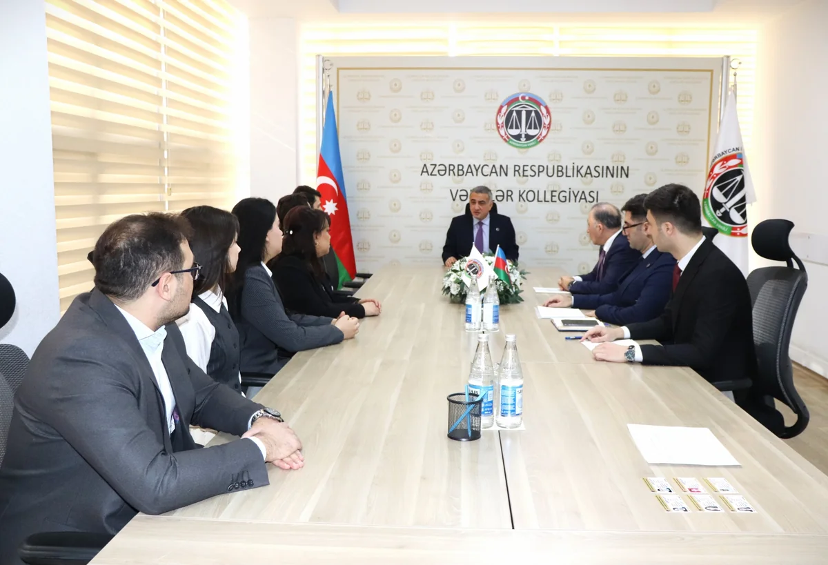 Anar Bağırov işə yeni qəbul edilən vəkil köməkçiləri ilə görüş keçirib