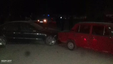 Ağdamda zəncirvari yol qəzası baş verib - FOTO