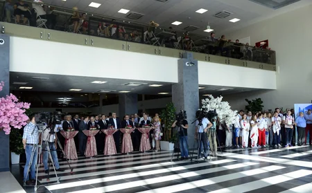 Bakıda atıcılıq üzrə Avropa çempionatının təntənəli açılış mərasimi olub