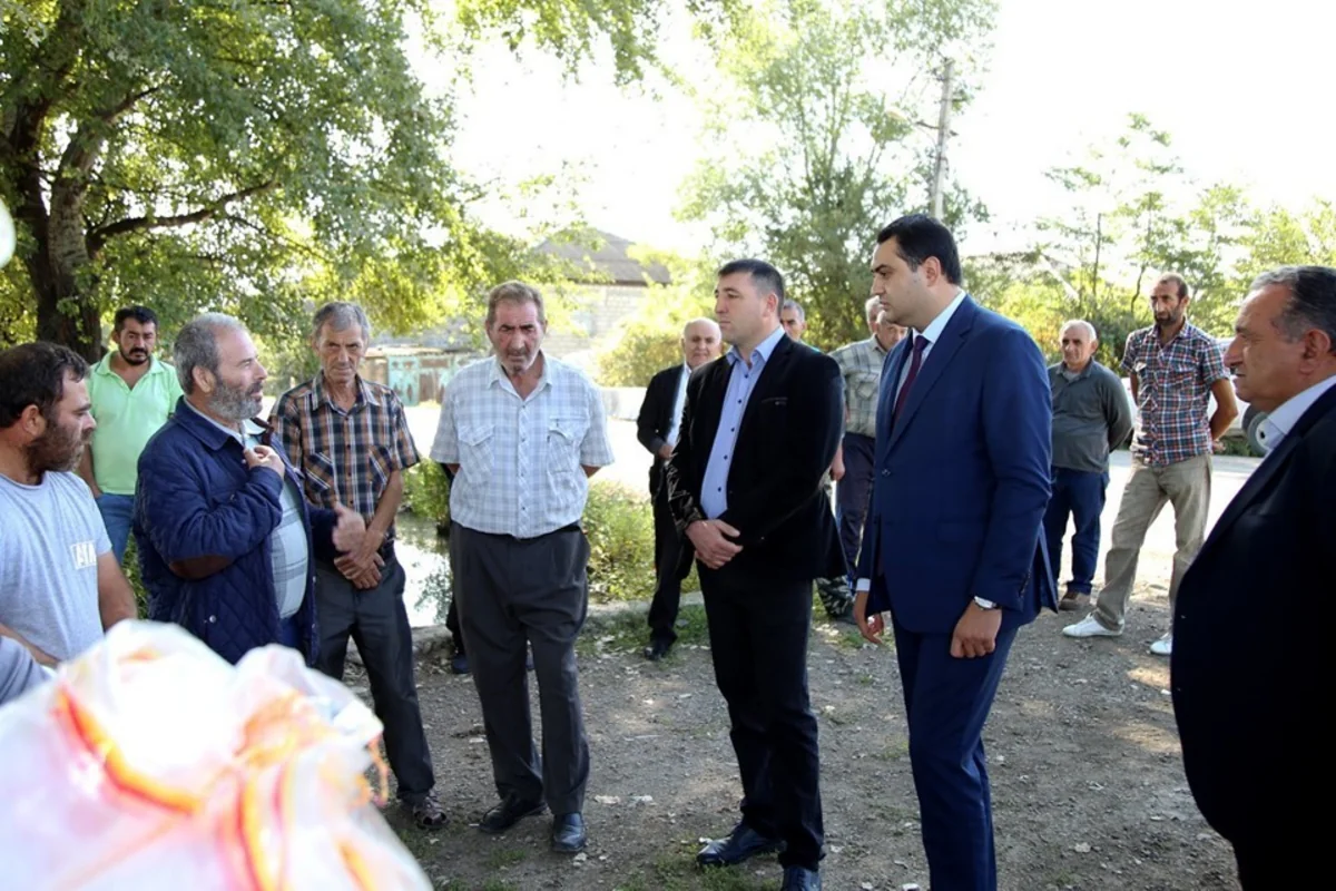 Gürcüstanda azərbaycanlıların yaşadığı daha bir kənd içməli su ilə təmin olunub