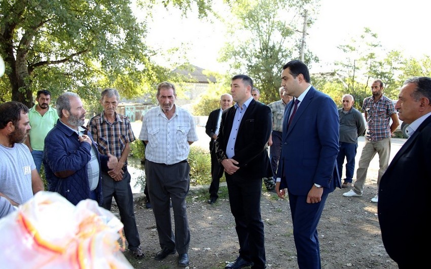 Gürcüstanda azərbaycanlıların yaşadığı daha bir kənd içməli su ilə təmin olunub