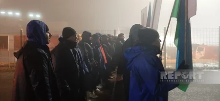 Xankəndi-Laçın yolu: ekofəallar nəqliyyatın hərəkətinə maneə törətmədən aksiyanı davam etdirirlər 
