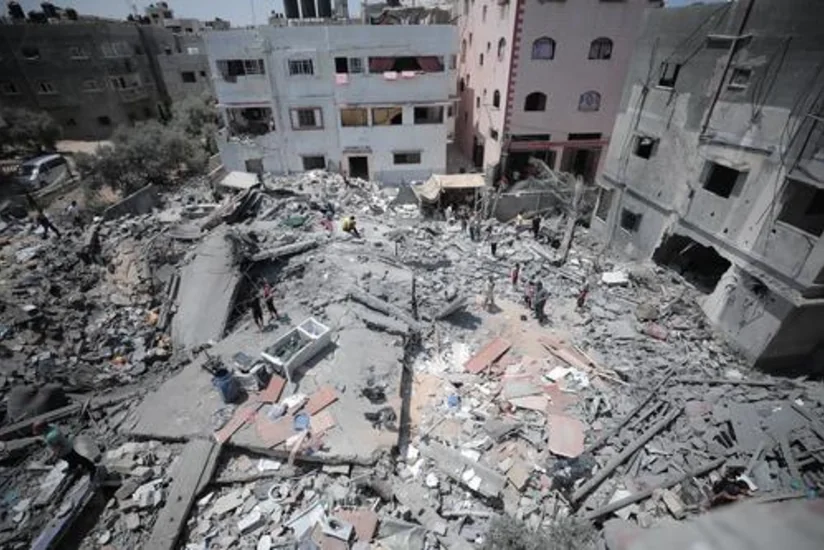 Israeli army blows up building of Supreme Court and Ministry of Justice of Hamas in Gaza Strip