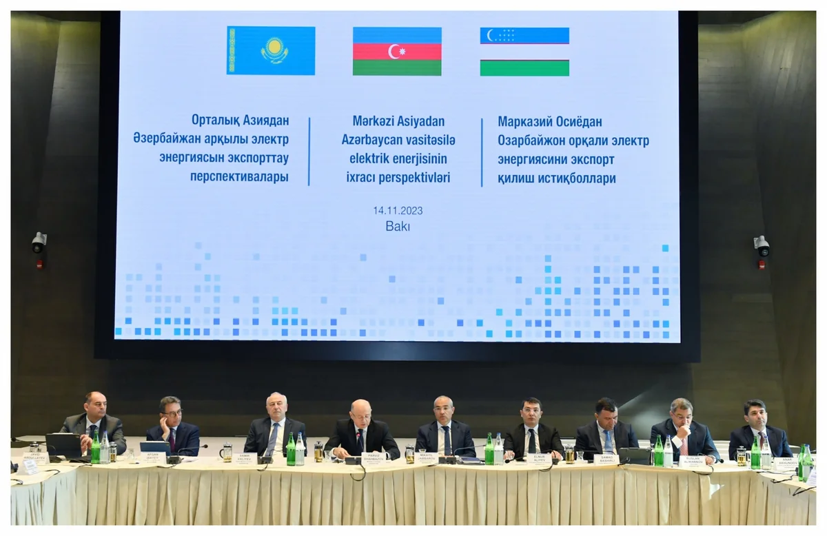 Azerbaijan mulls transportation of electricity from Central Asia