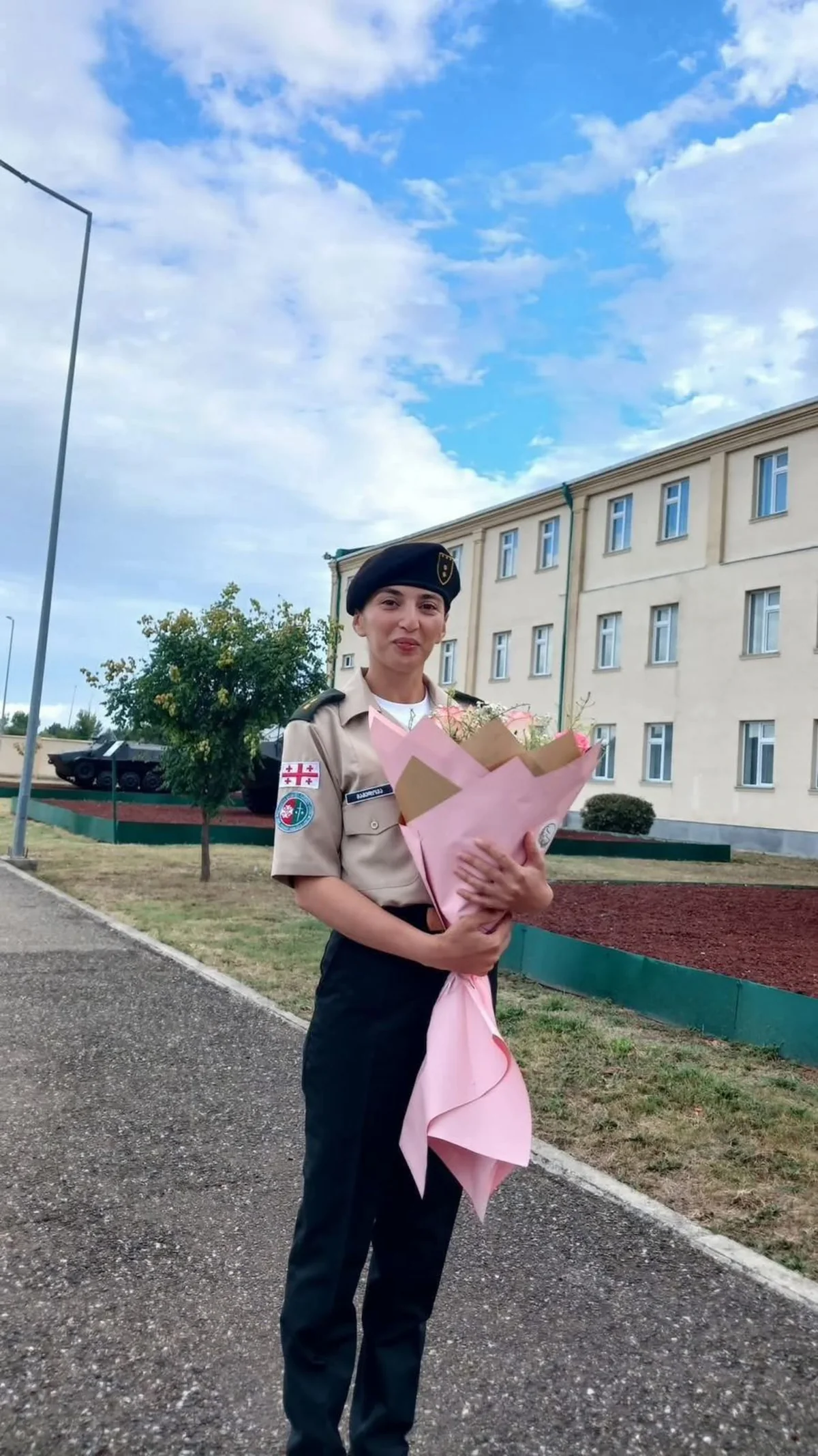 Gürcüstan Milli Müdafiə Qüvvələrində ilk dəfə etnik azərbaycanlı qadın leytenant rütbəsi alıb