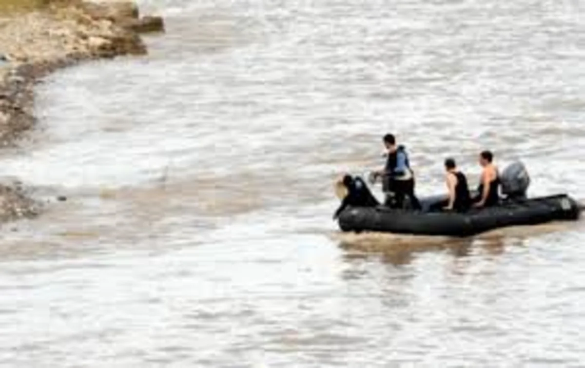 Xaçmazda batan şəxsin axtarışı davam edir