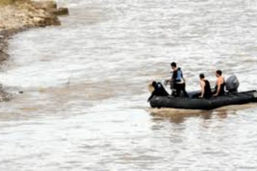 Xaçmazda batan şəxsin axtarışı davam edir