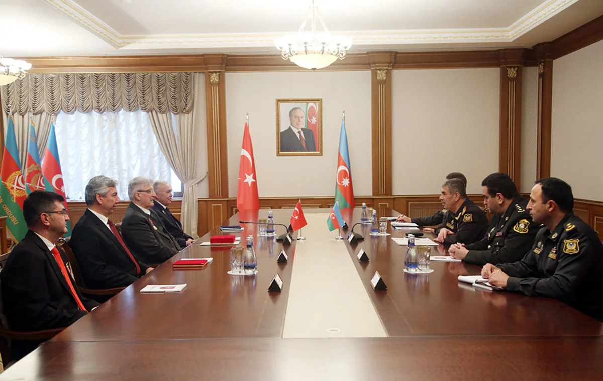 Zakir Həsənov Türkiyənin hərbiyönümlü QHT rəhbərləri ilə görüşüb