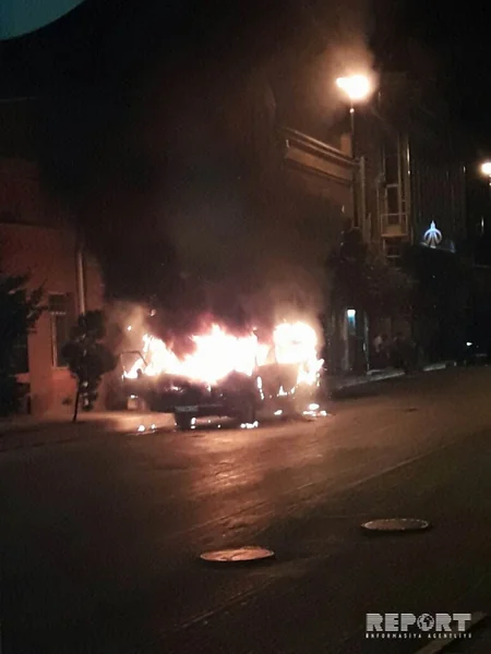 Gəncədə RAF yanaraq sıradan çıxıb
