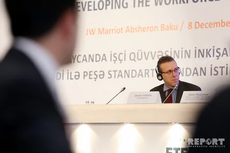 “Azərbaycanda işçi qüvvəsinin inkişaf etdirilməsi məqsədi ilə peşə standartlarından istifadə olunması” mövzusunda konfrans keçirilir