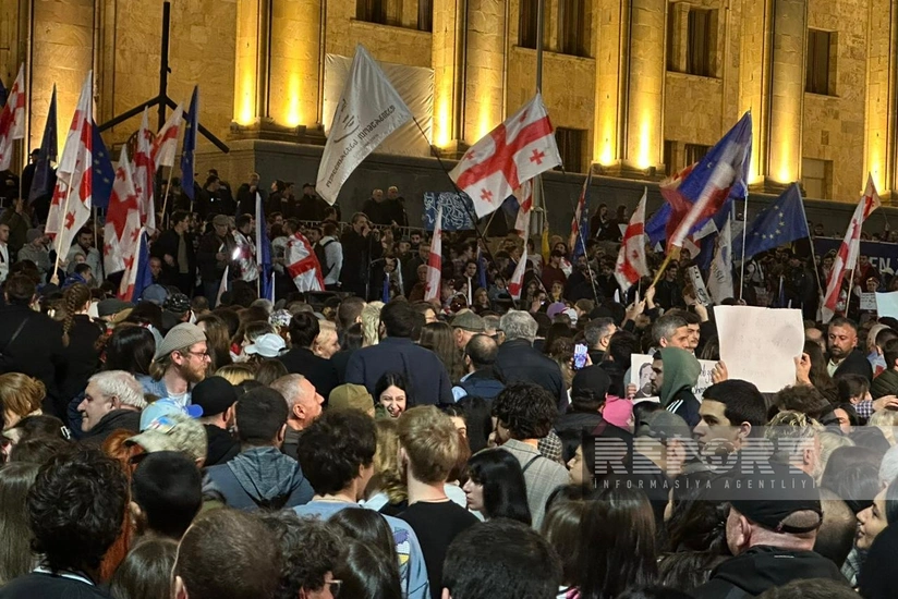 Police detain 14 people at rally in Georgia