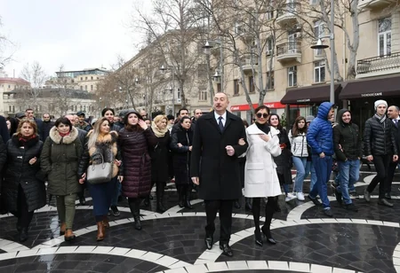 Prezident İlham Əliyev Novruz bayramı münasibətilə ümumxalq şənliyində iştirak edib - YENİLƏNİB-3