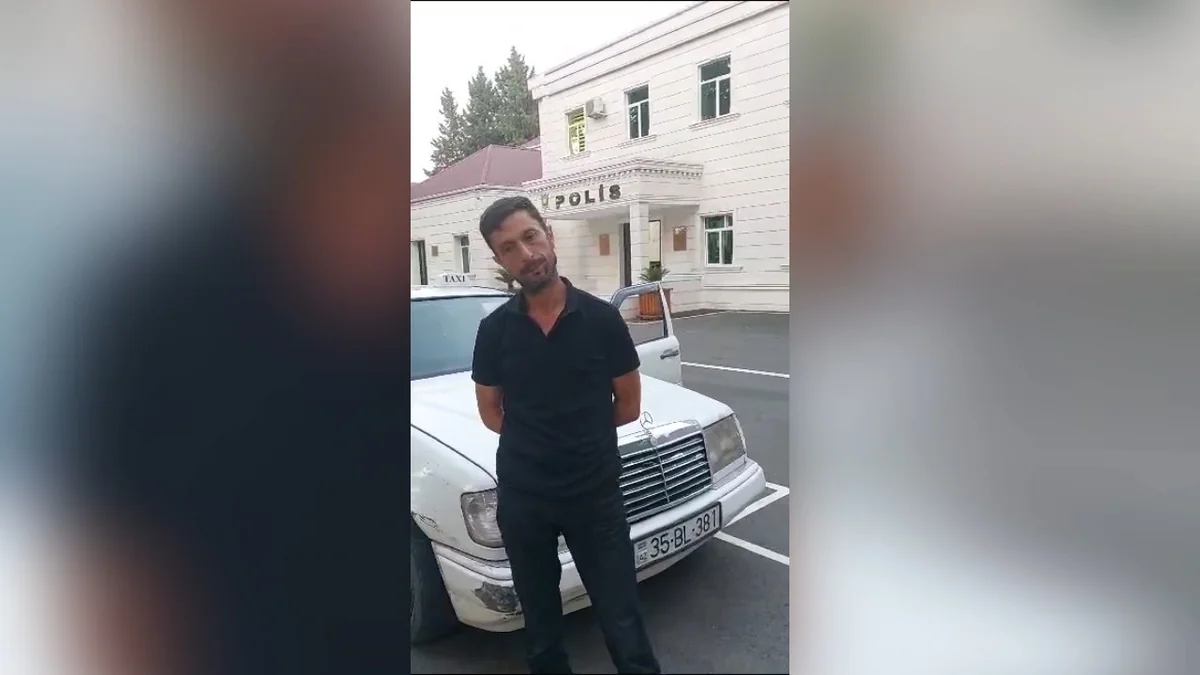 Ağstafada narkotikin təsiri altında toy karvanında avtoxuliqanlıq edən şəxs saxlanılıb