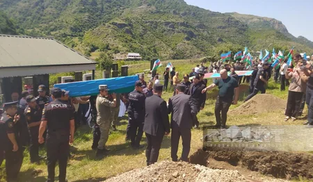 Tovuzda Birinci Qarabağ müharibəsinin şəhidi Fuad Ələsgərov dəfn edilib - YENİLƏNİB