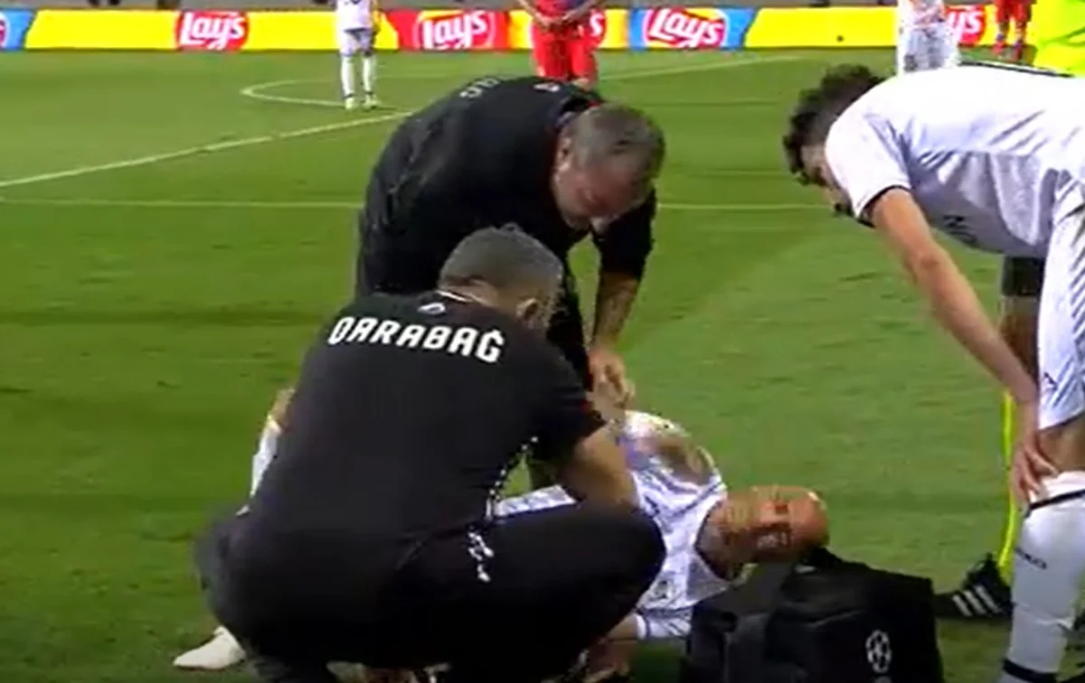 Qarabağın futbolçusu Viktoriya ilə oyunda zədələnib
