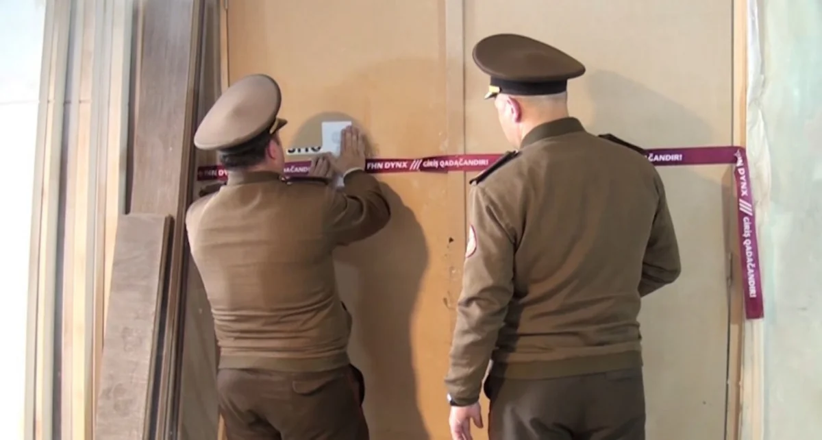 Mebel sexinin fəaliyyəti yanğın təhlükəsinə görə dayandırılıb