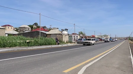 Binəqədi-Mehdiabad yolu yenidən qurularaq istifadəyə verilib - VİDEO