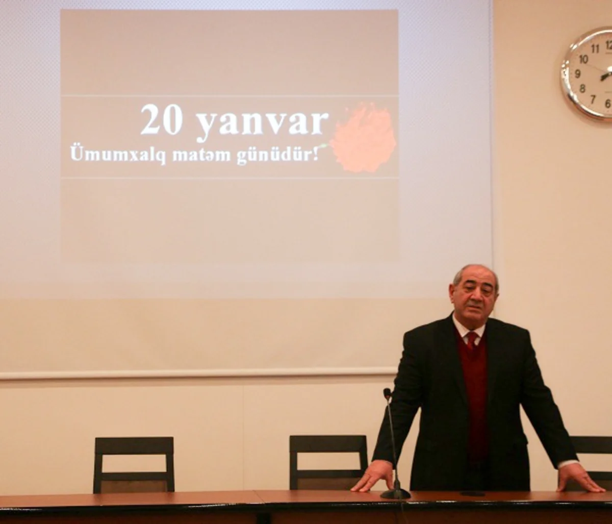 Seysmoloji Xidmət Mərkəzində 20 Yanvar şəhidləri anılıb